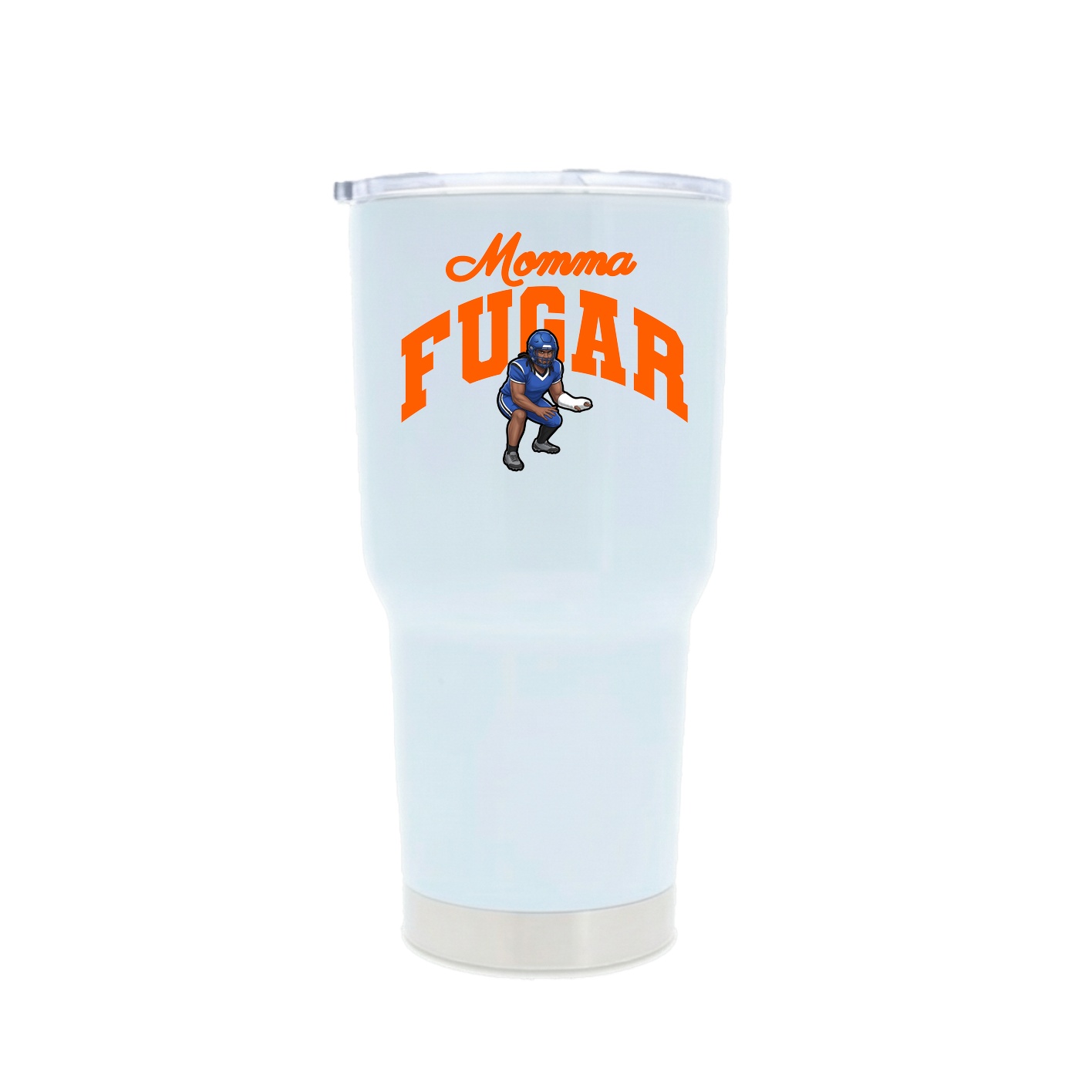 30oz Stainless Steel Tumbler — Mothers Day Arch in White