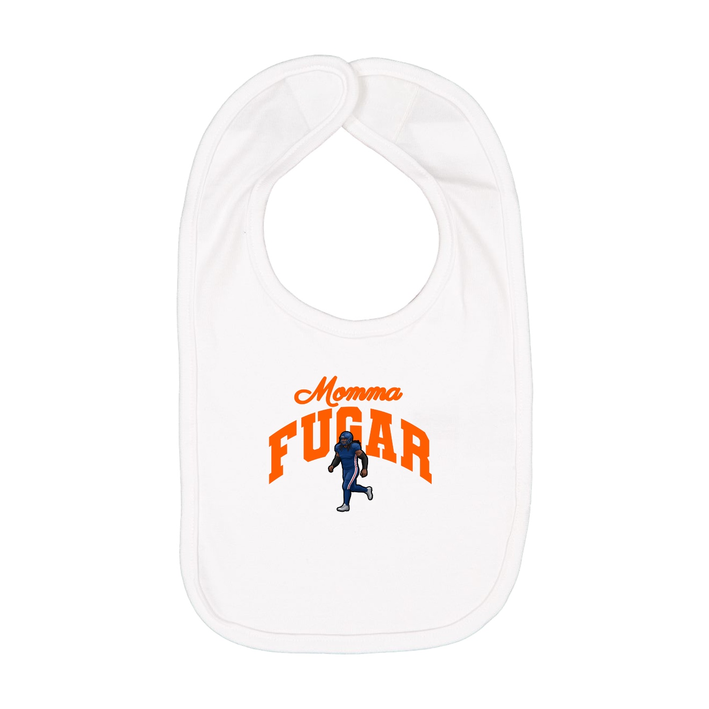 Infant Bib — Mothers Day Arch in White