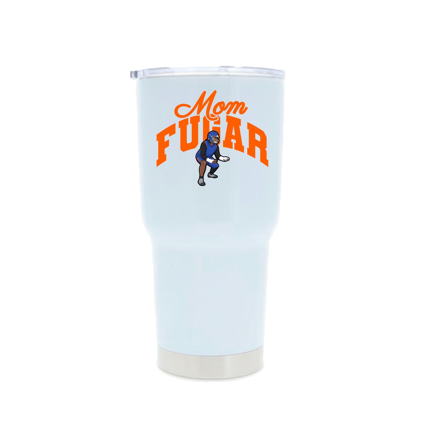 30oz Stainless Steel Tumbler — Mothers Day Arch in White