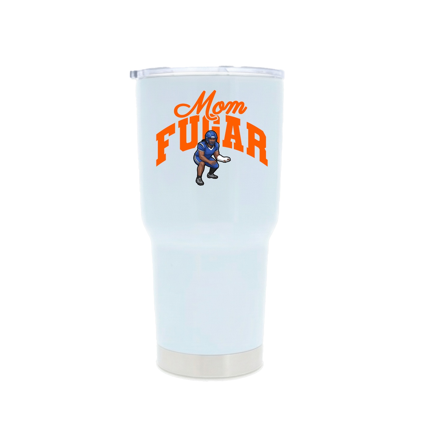 30oz Stainless Steel Tumbler — Mothers Day Arch in White