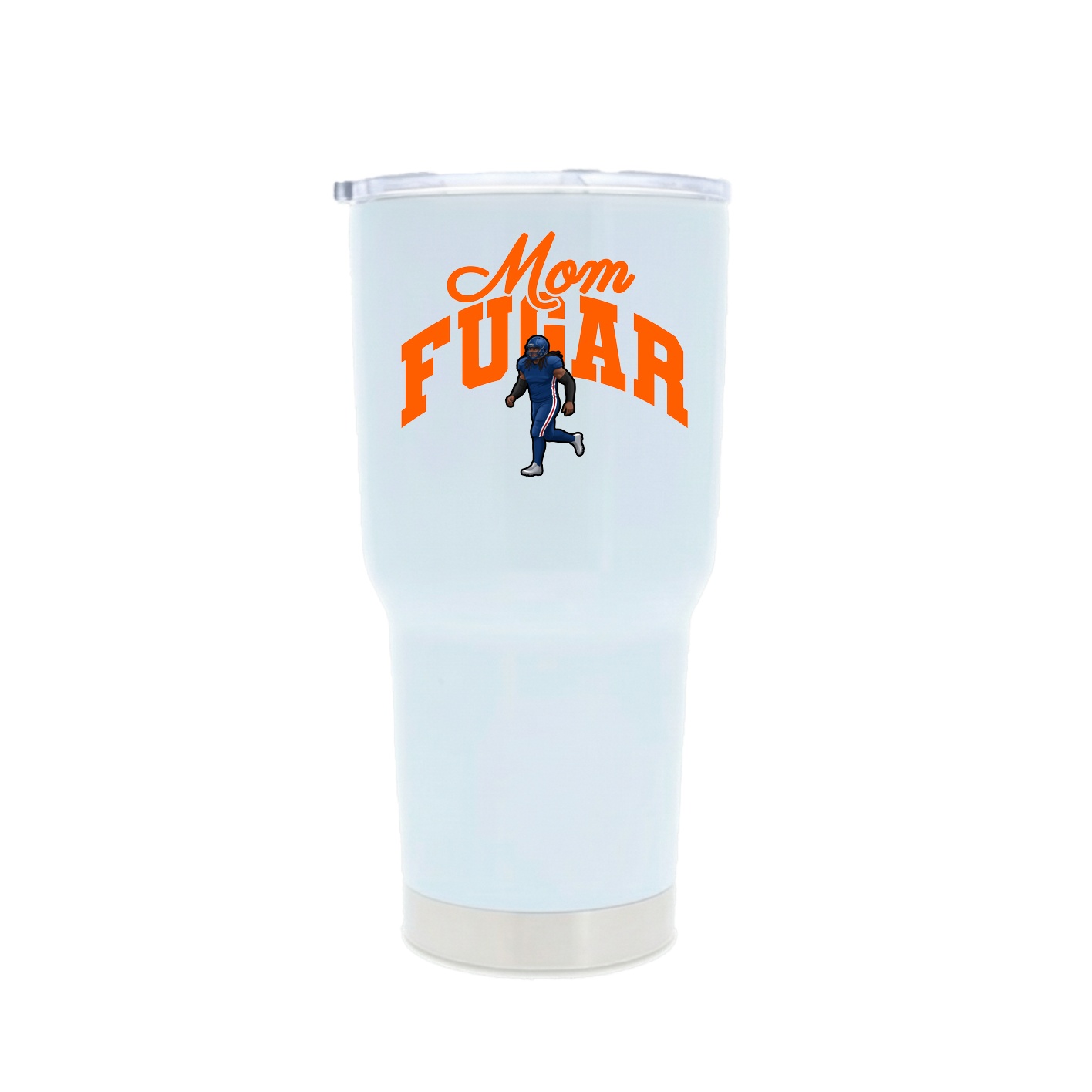 30oz Stainless Steel Tumbler — Mothers Day Arch in White