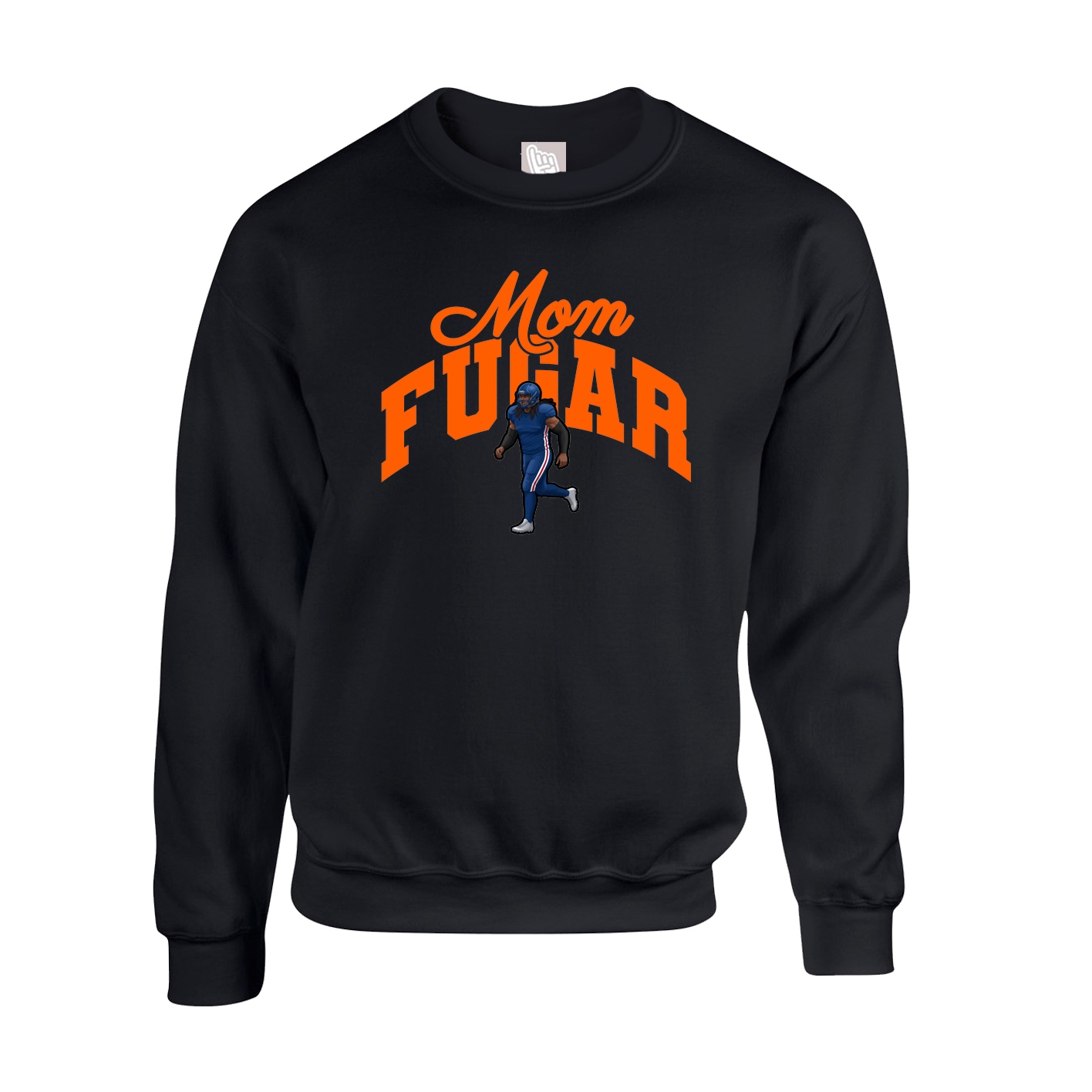 Fleece Crew — Mothers Day Arch in Black