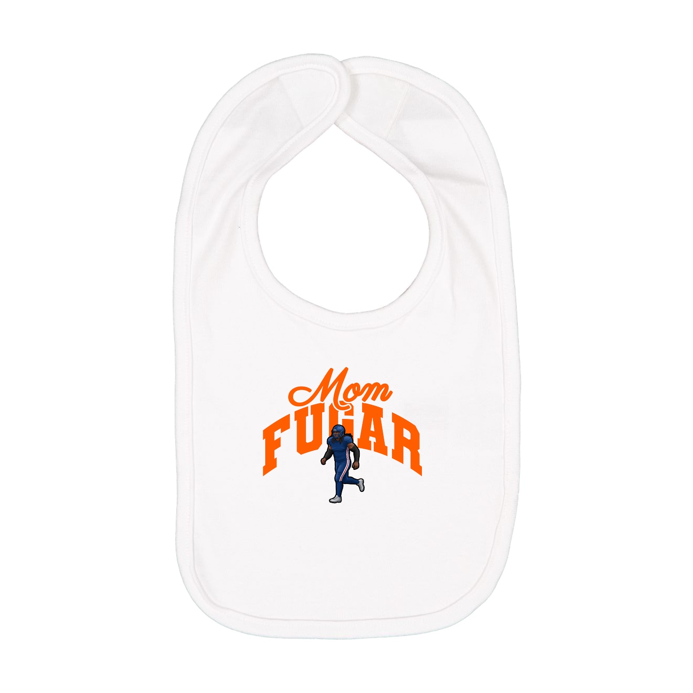 Infant Bib — Mothers Day Arch in White