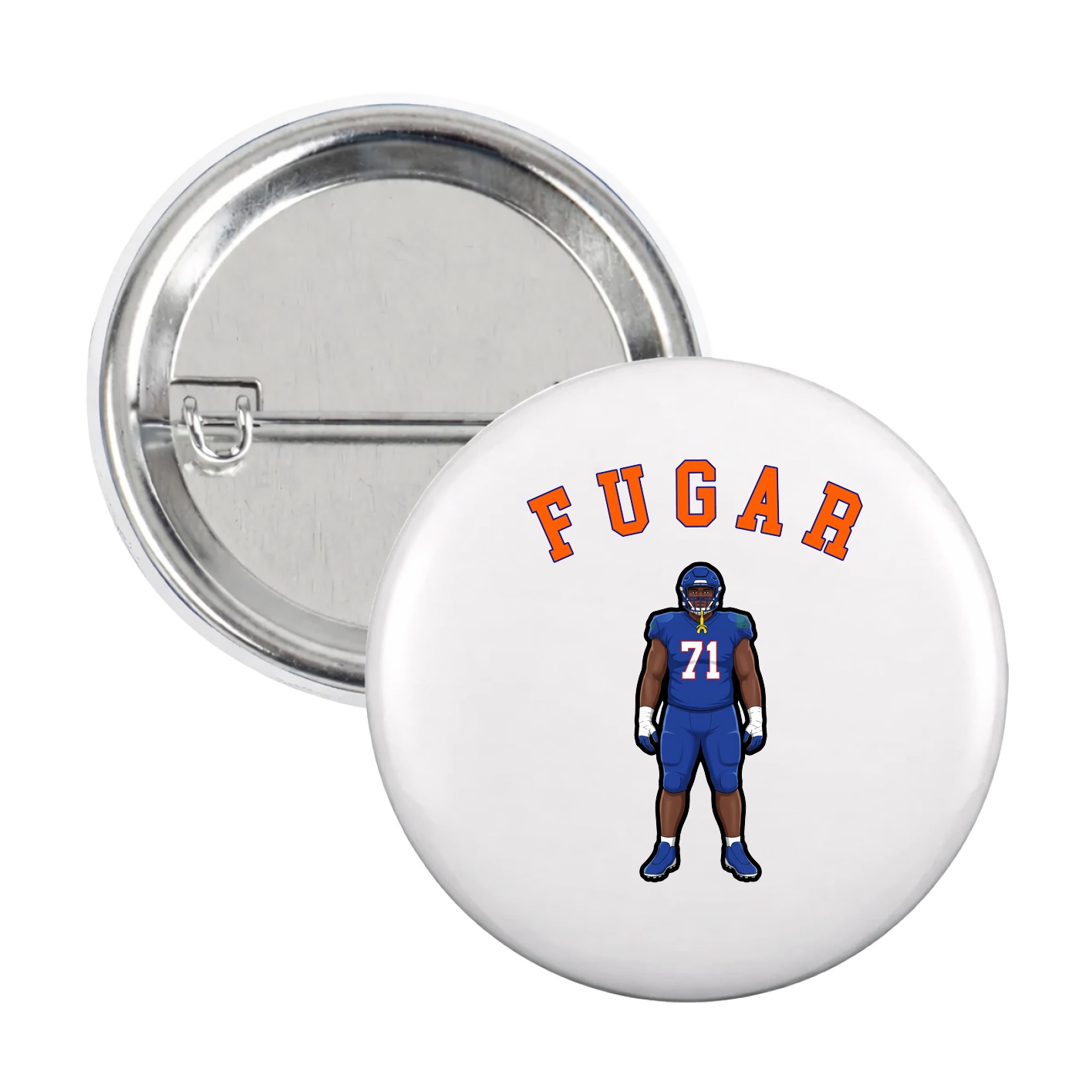 Game Day Button — Shirsey Arch in White
