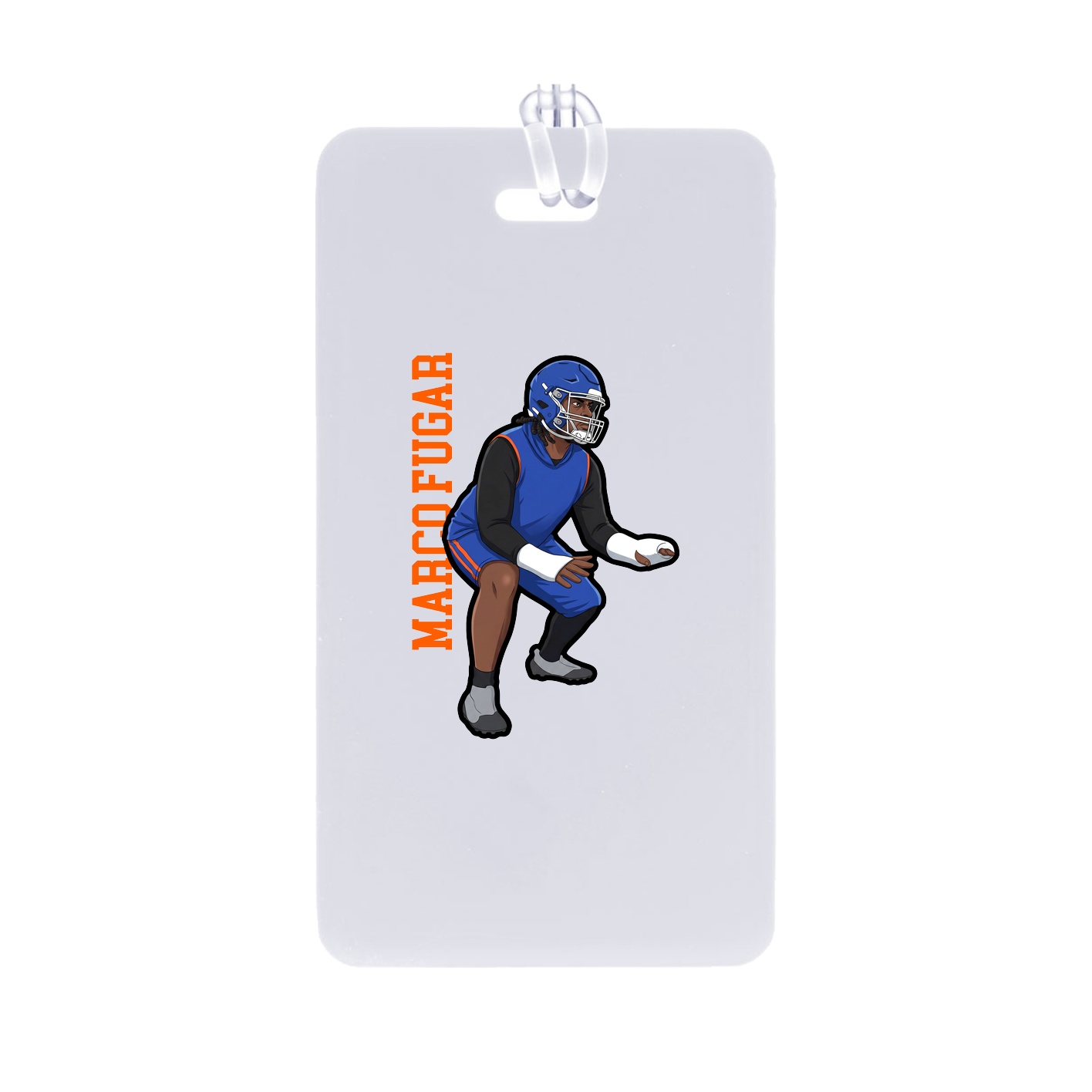 Bag Tag — Name Vertical in Classic
