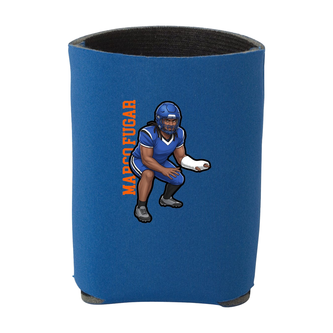 Can Holder — Name Vertical in Royal