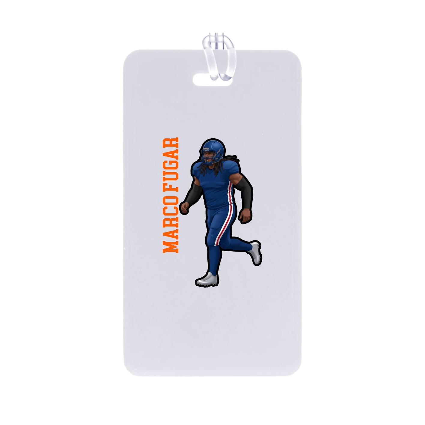 Bag Tag — Name Vertical in Classic