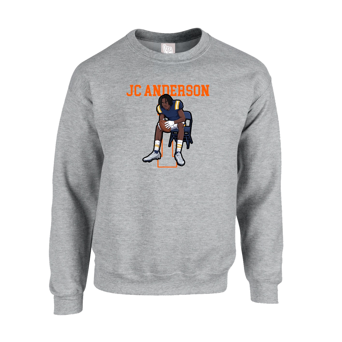 Fleece Crew — Shirsey in Grey