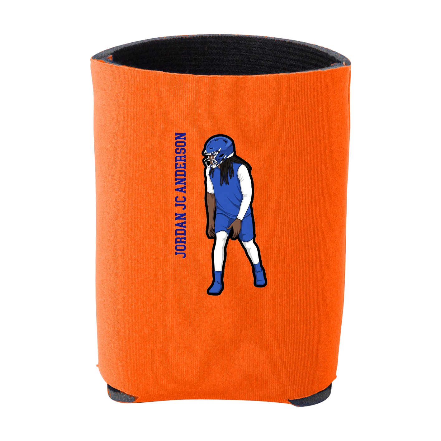 Can Holder — Name Vertical in Orange