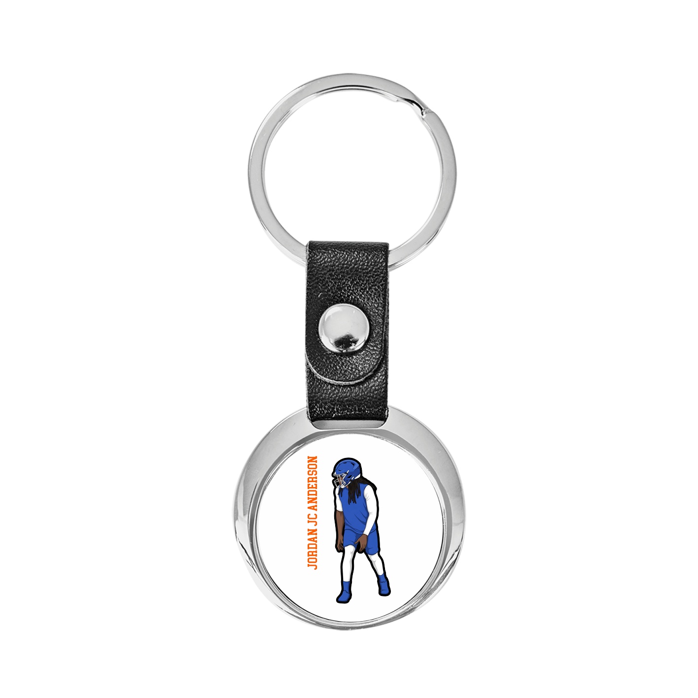 Key Chain — Name Vertical in Classic