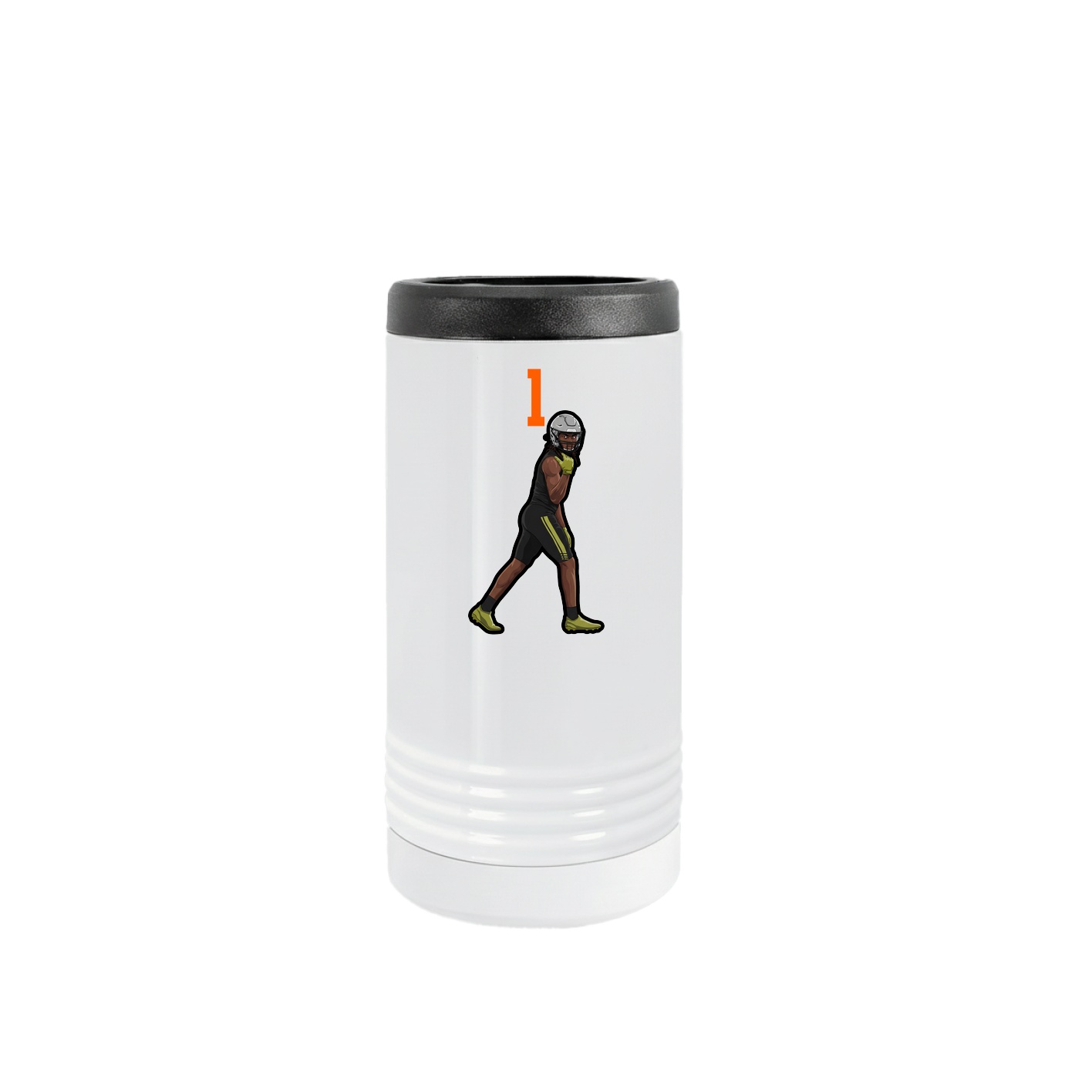 Slim Beverage Holder — Number Top in White