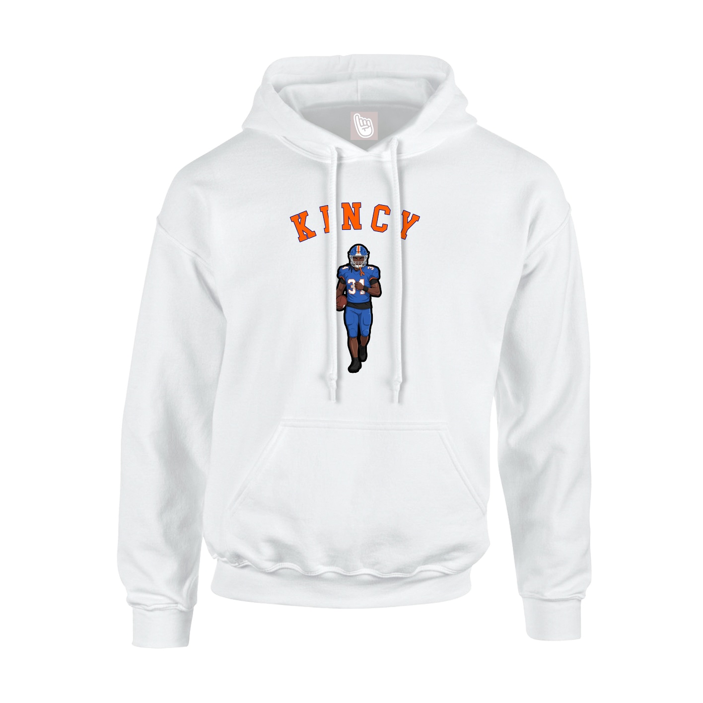 Youth Hoodie — Shirsey Arch in White