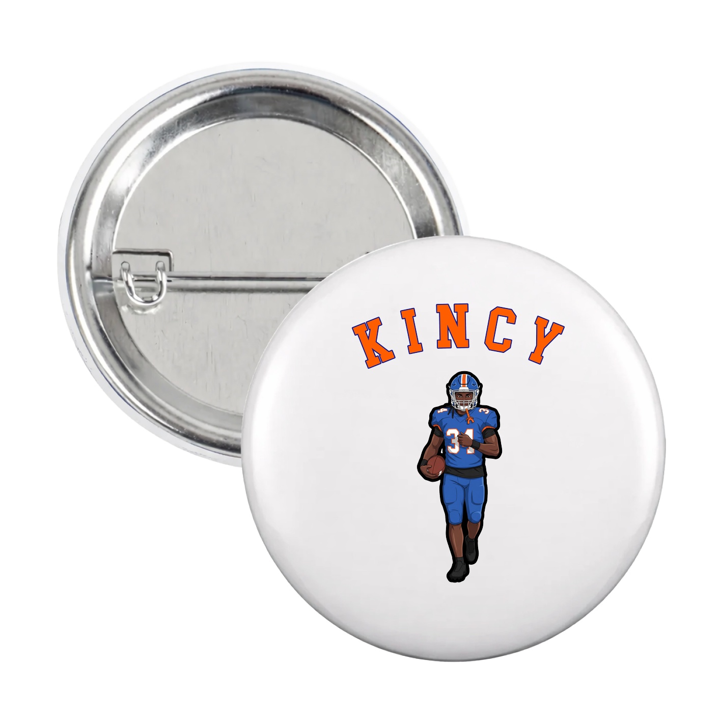Game Day Button — Shirsey Arch in White