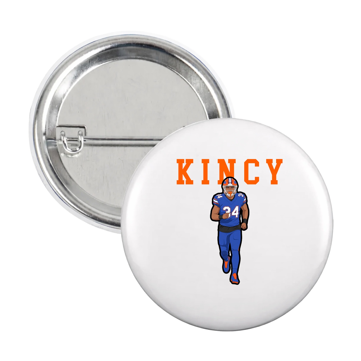 Game Day Button — Shirsey in White