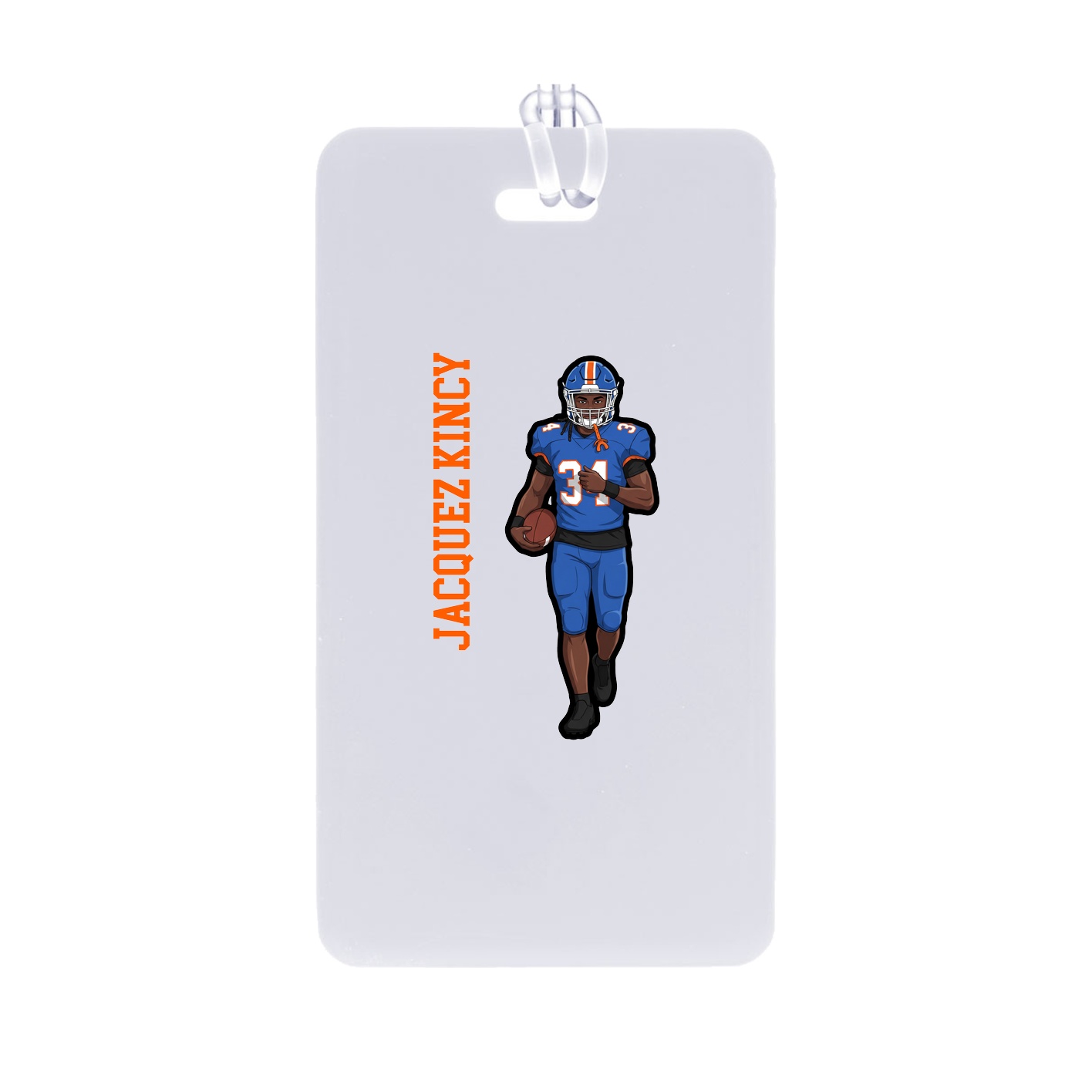 Bag Tag — Name Vertical in Classic