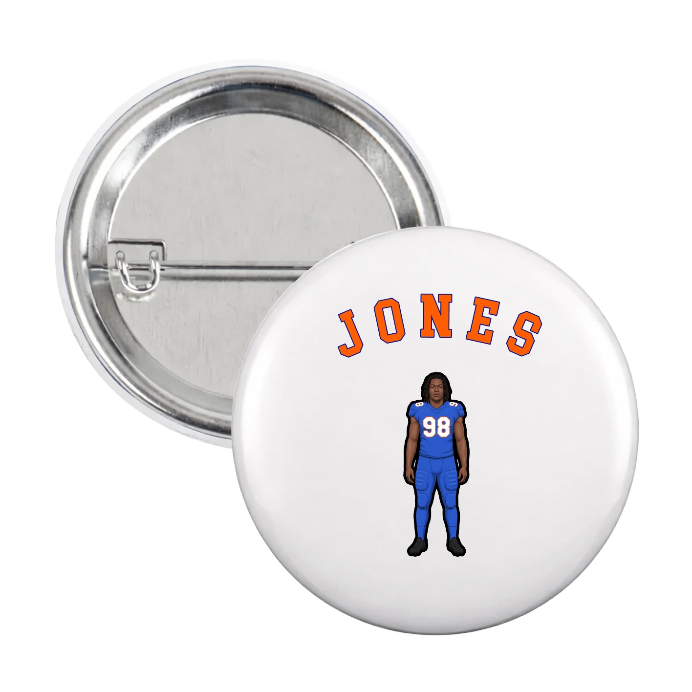 Game Day Button — Shirsey Arch in White