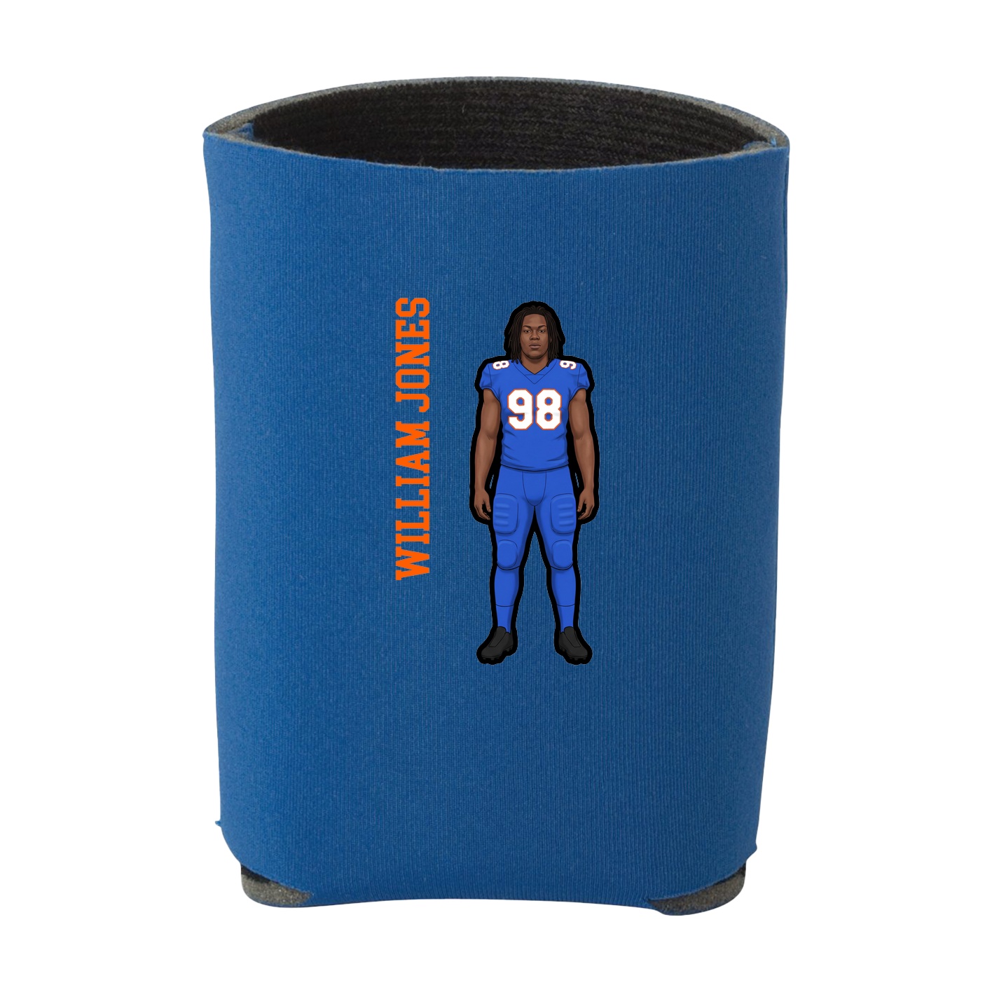 Can Holder — Name Vertical in Royal
