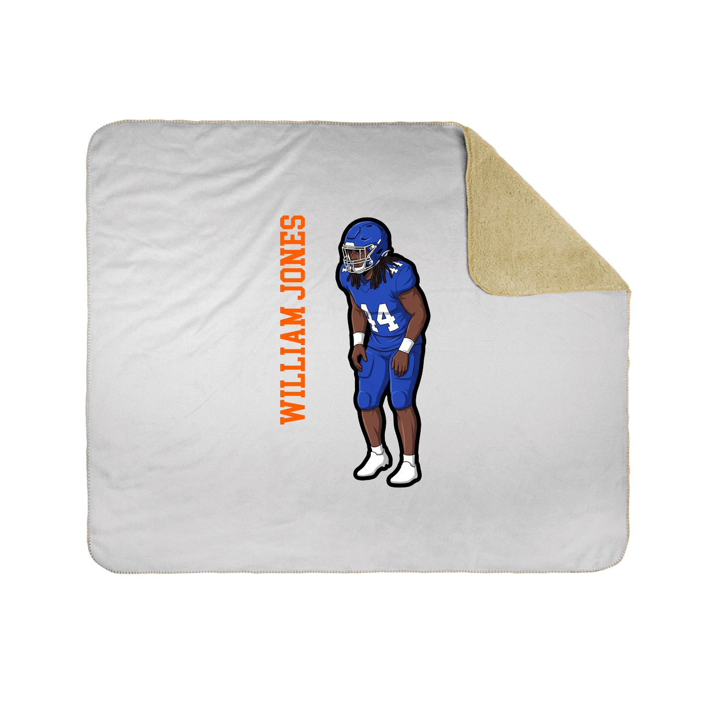 50x60 Sherpa Lined Throw Blanket