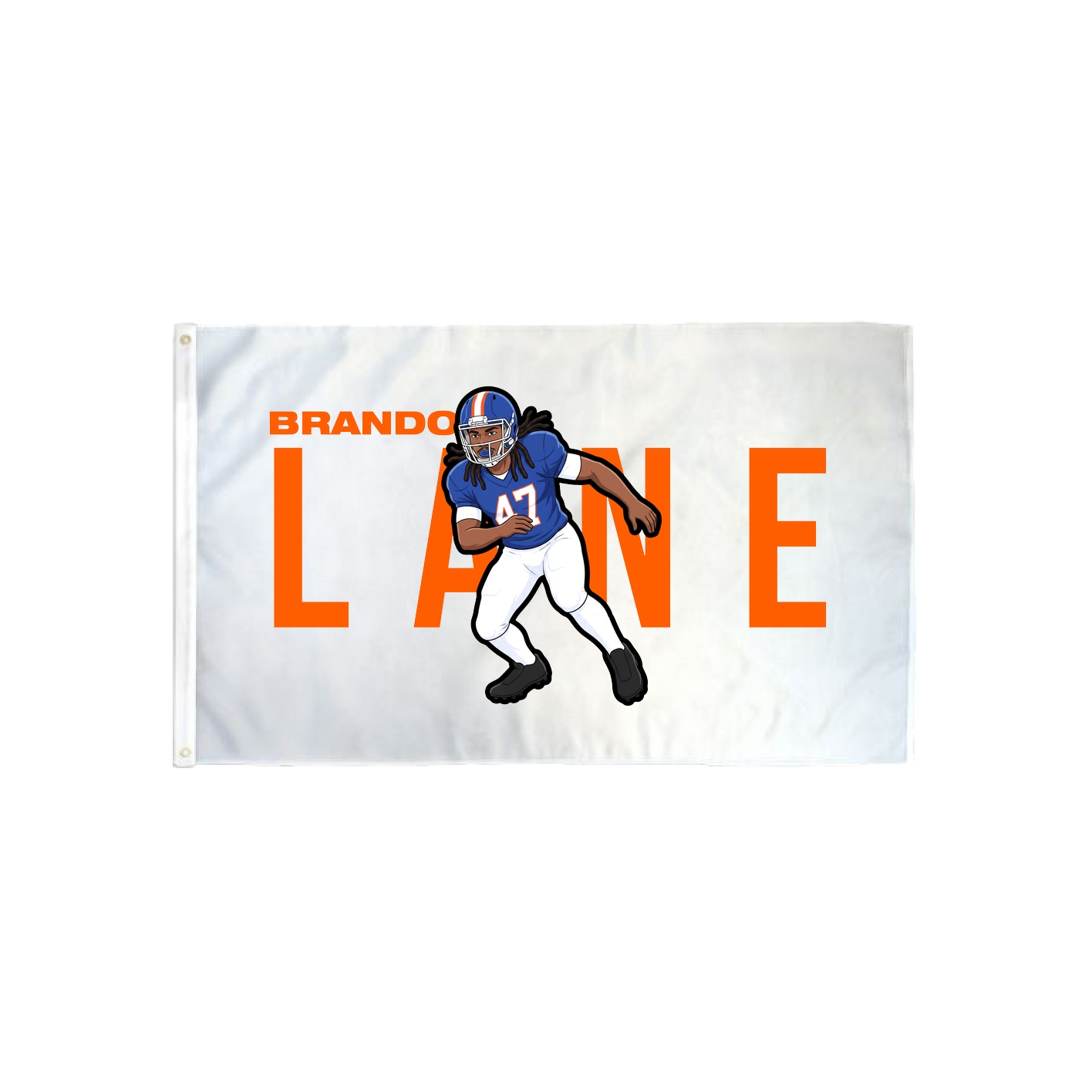 3x5 Flag — Player Name in Classic