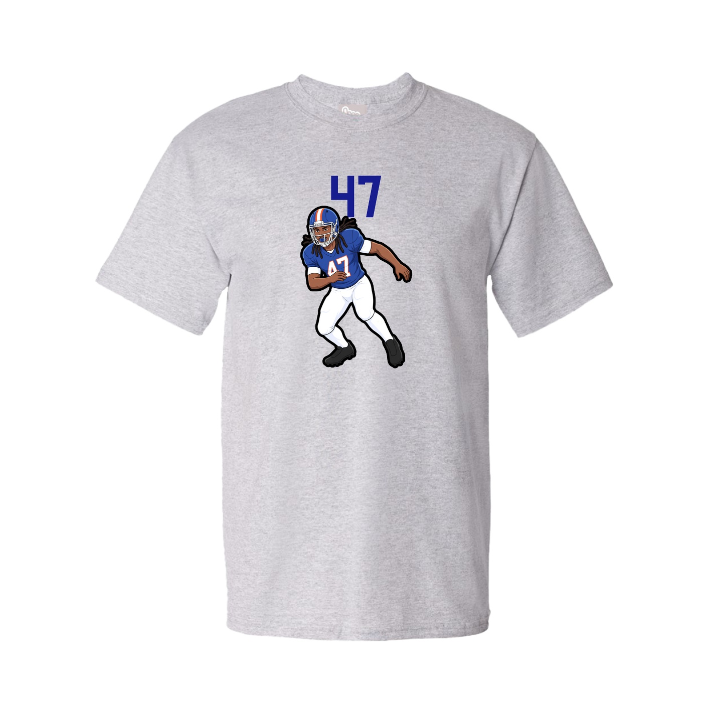 Tee — Number Top in Grey