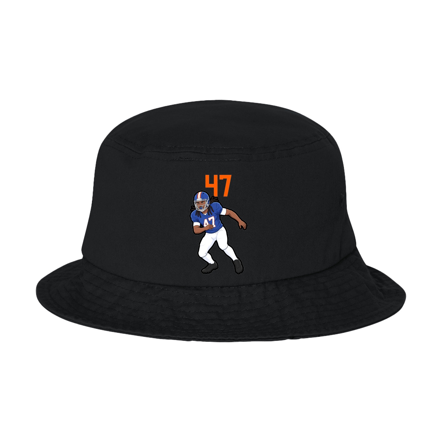 Bucket Cap — Number Top in Black