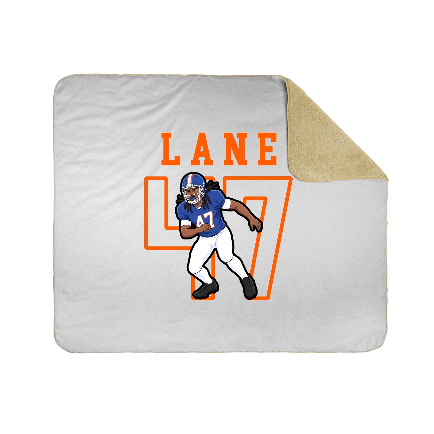 Throw Blanket — Shirsey in White