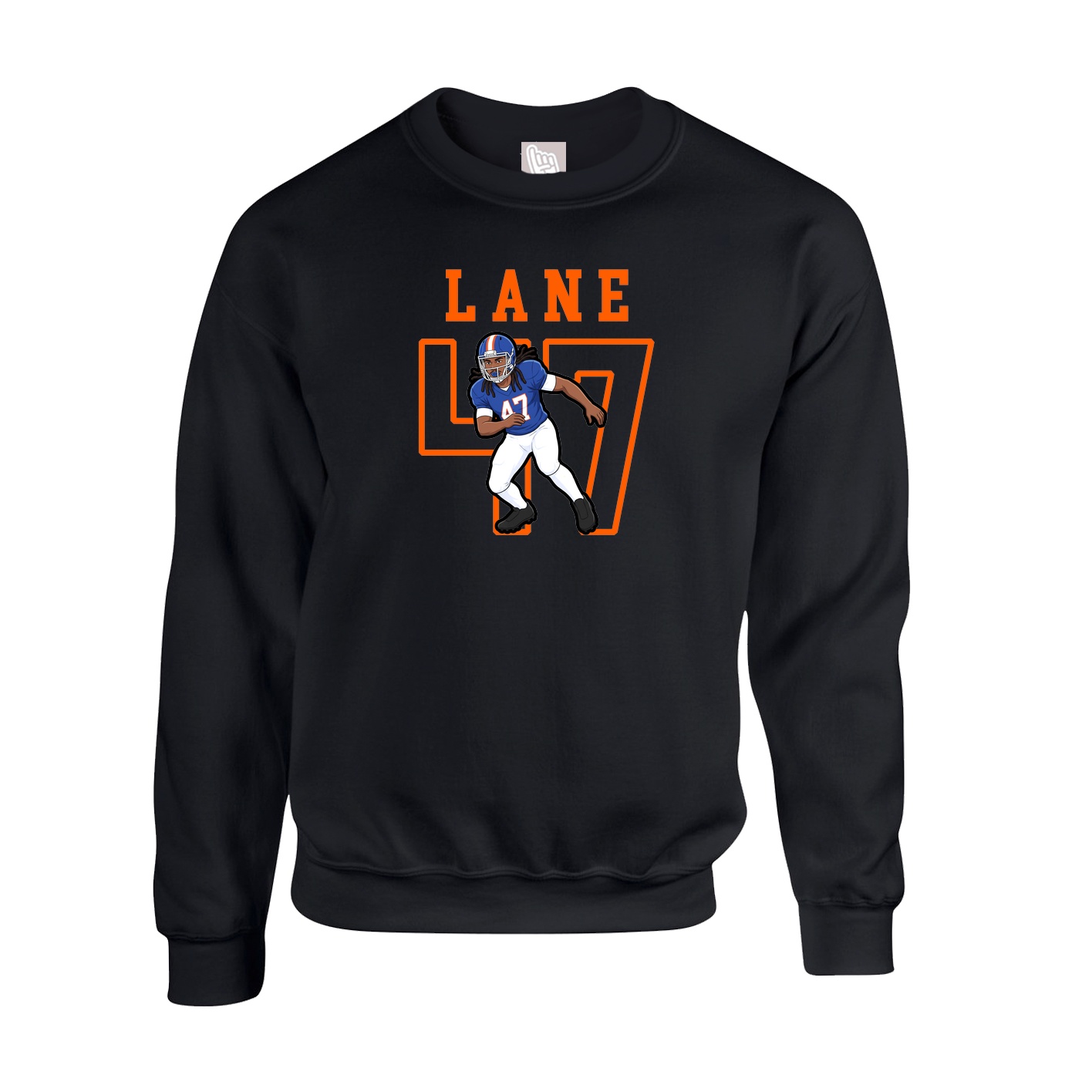 Fleece Crew — Shirsey in Black