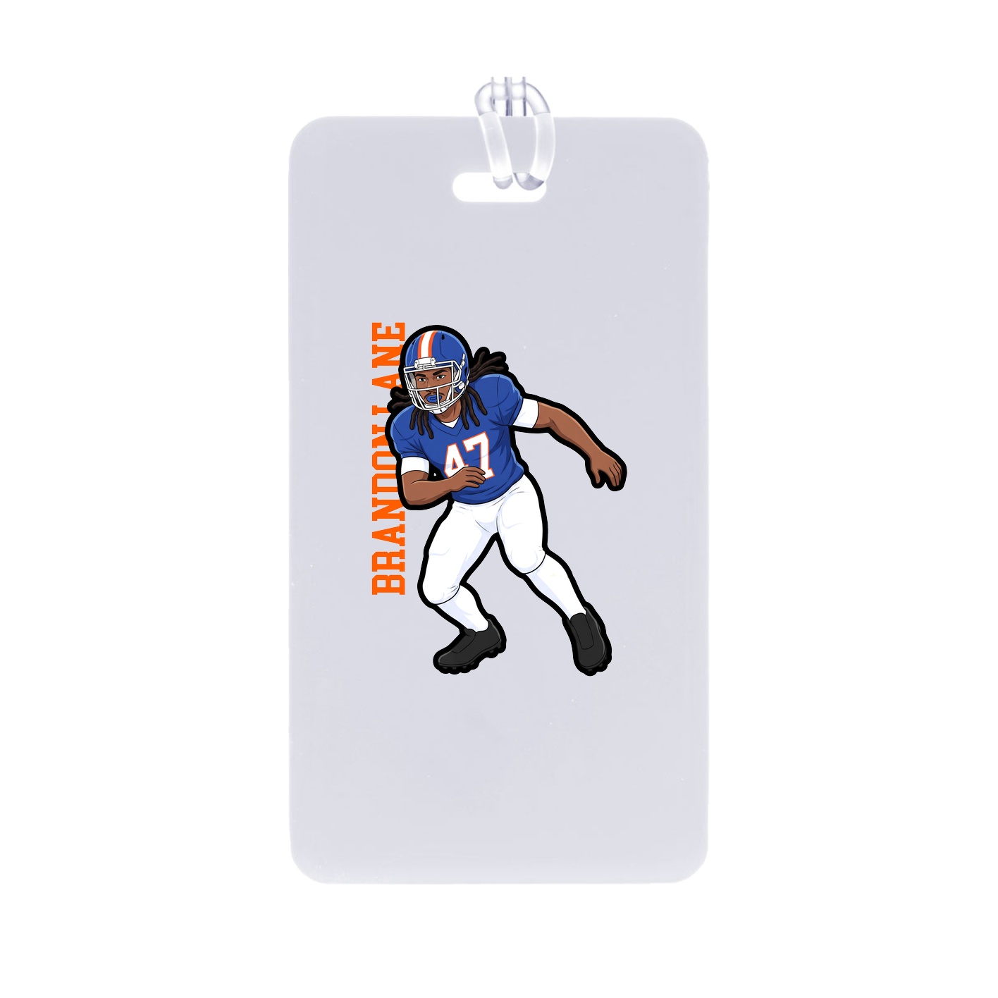Bag Tag — Name Vertical in Classic