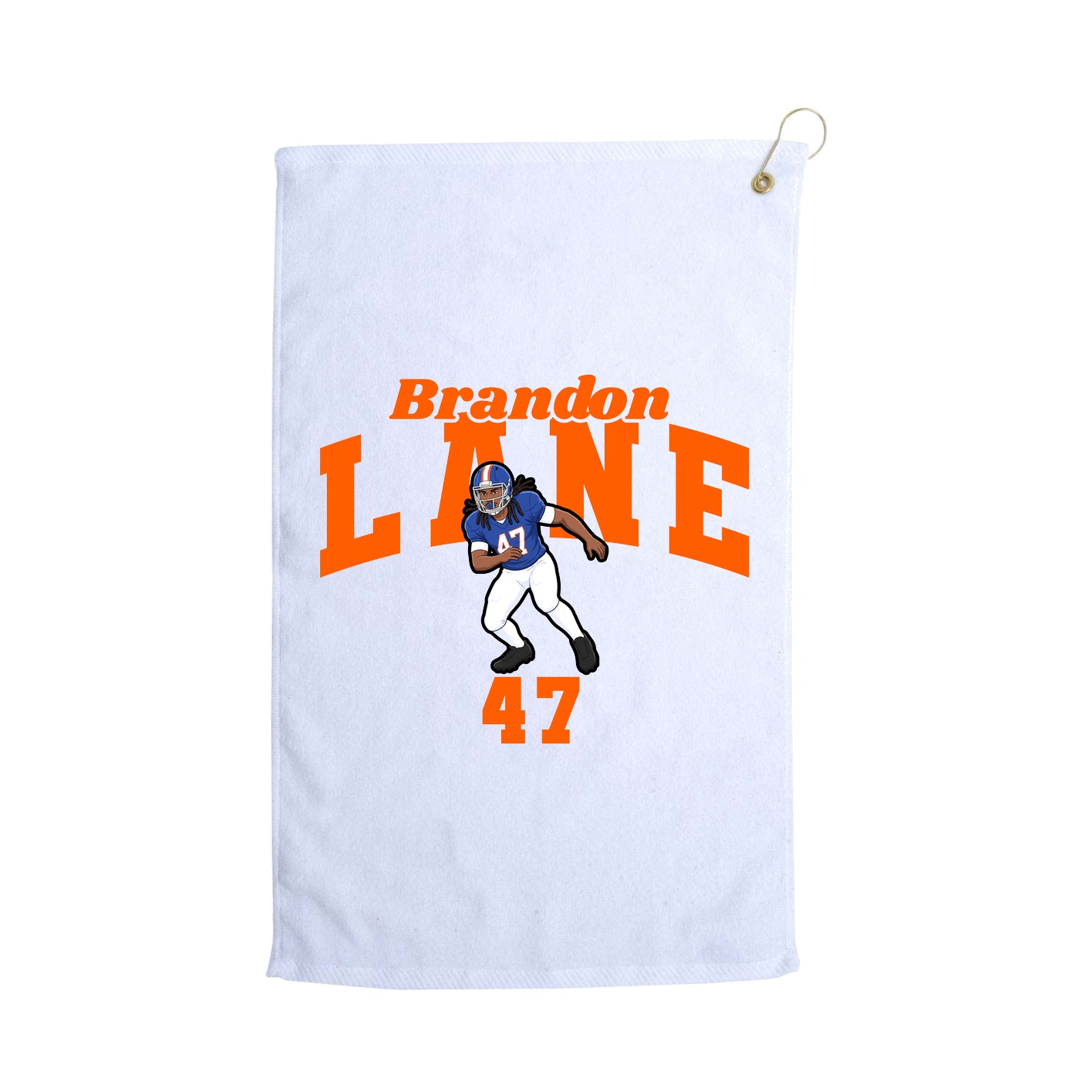 Golf Towel — Signature Arch in White