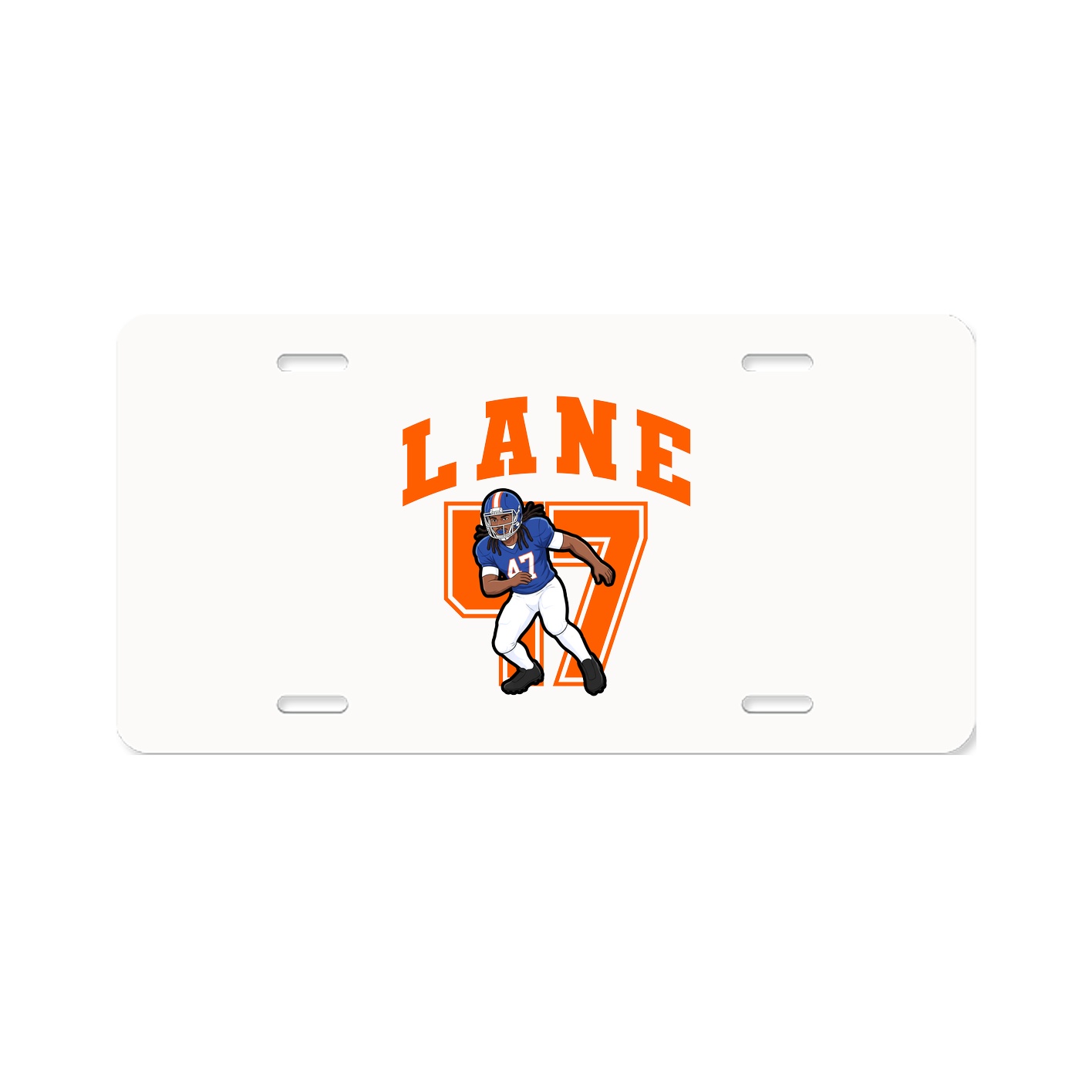 License Plate — Number in Classic