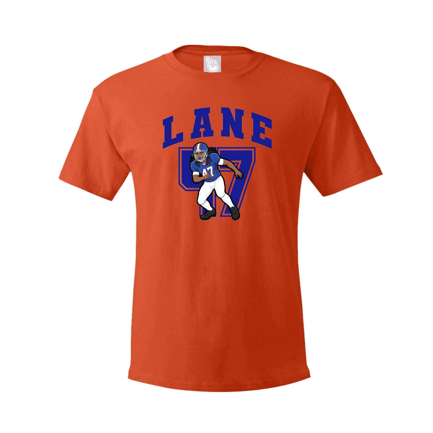 Tee — Number in Orange