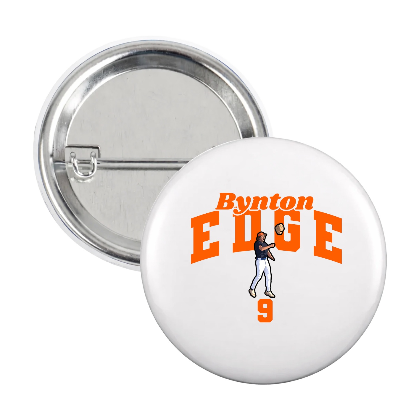 Game Day Button — Signature Arch in White