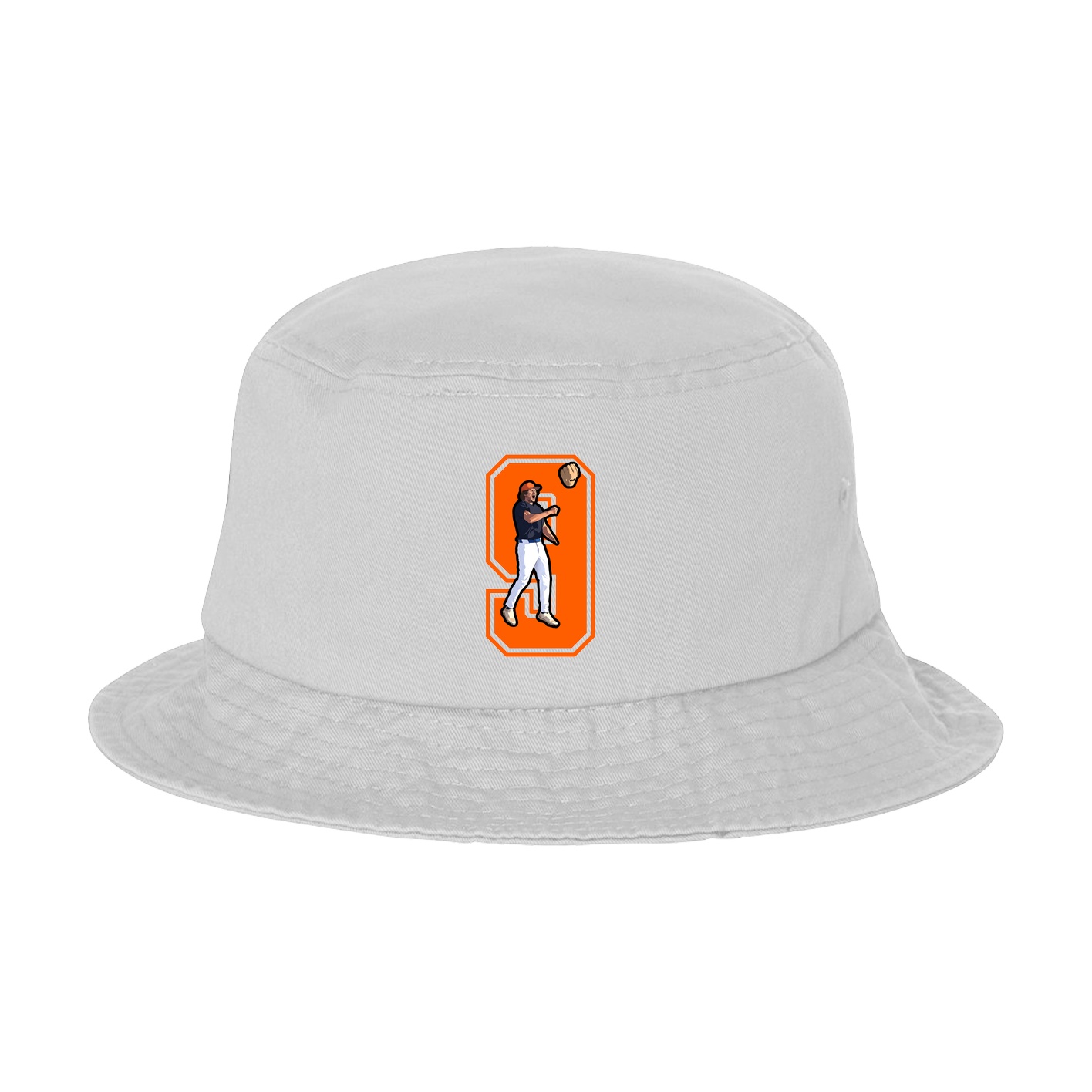 Bucket Cap — Number in White