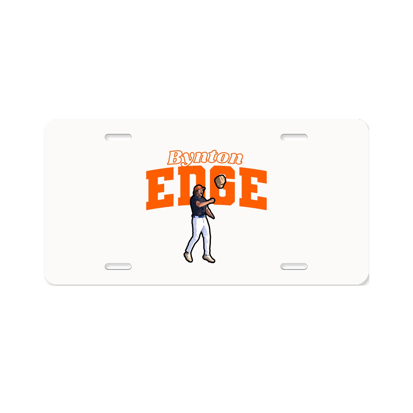 License Plate — Name Arch in Classic
