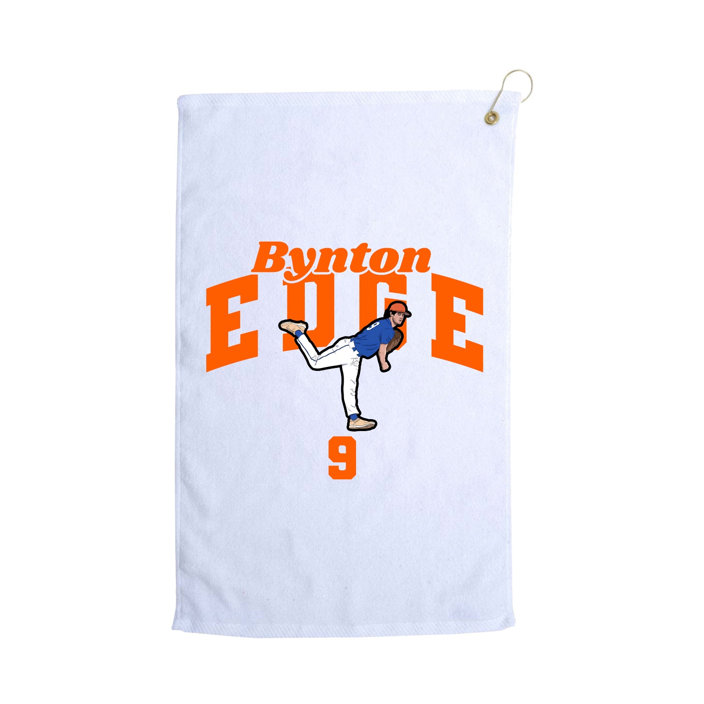 Golf Towel — Signature Arch in White