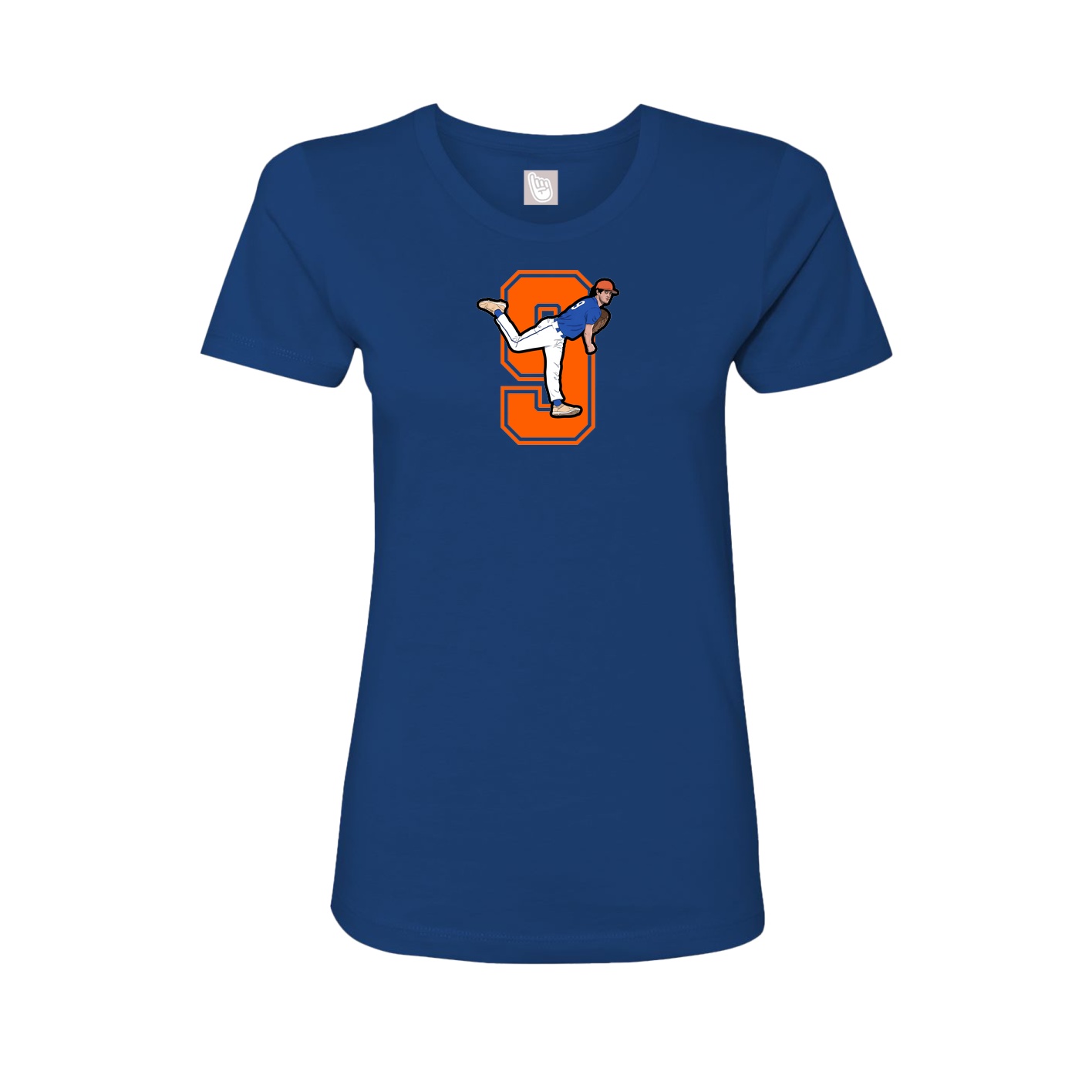 Womens Tee — Number in Royal