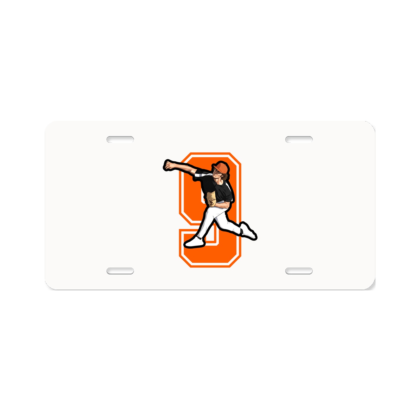 License Plate — Number in Classic