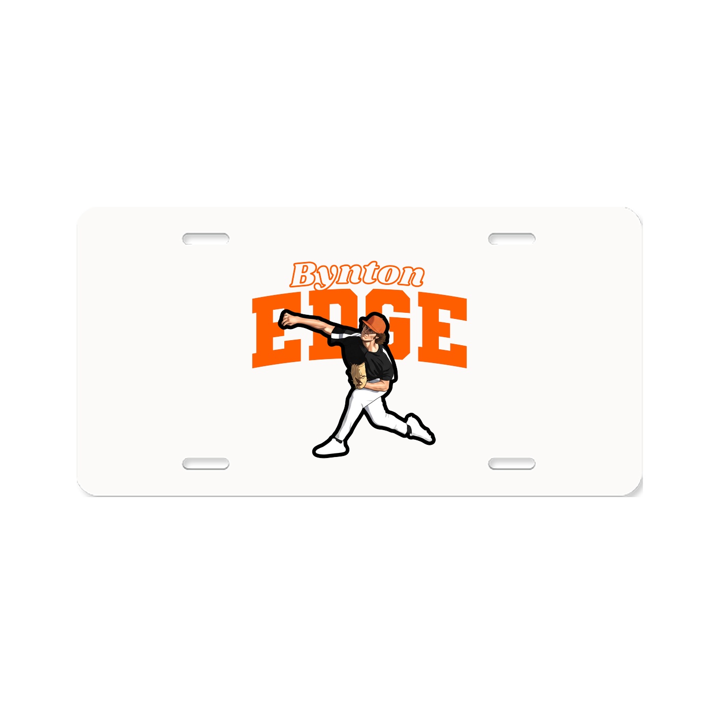 License Plate — Name Arch in Classic