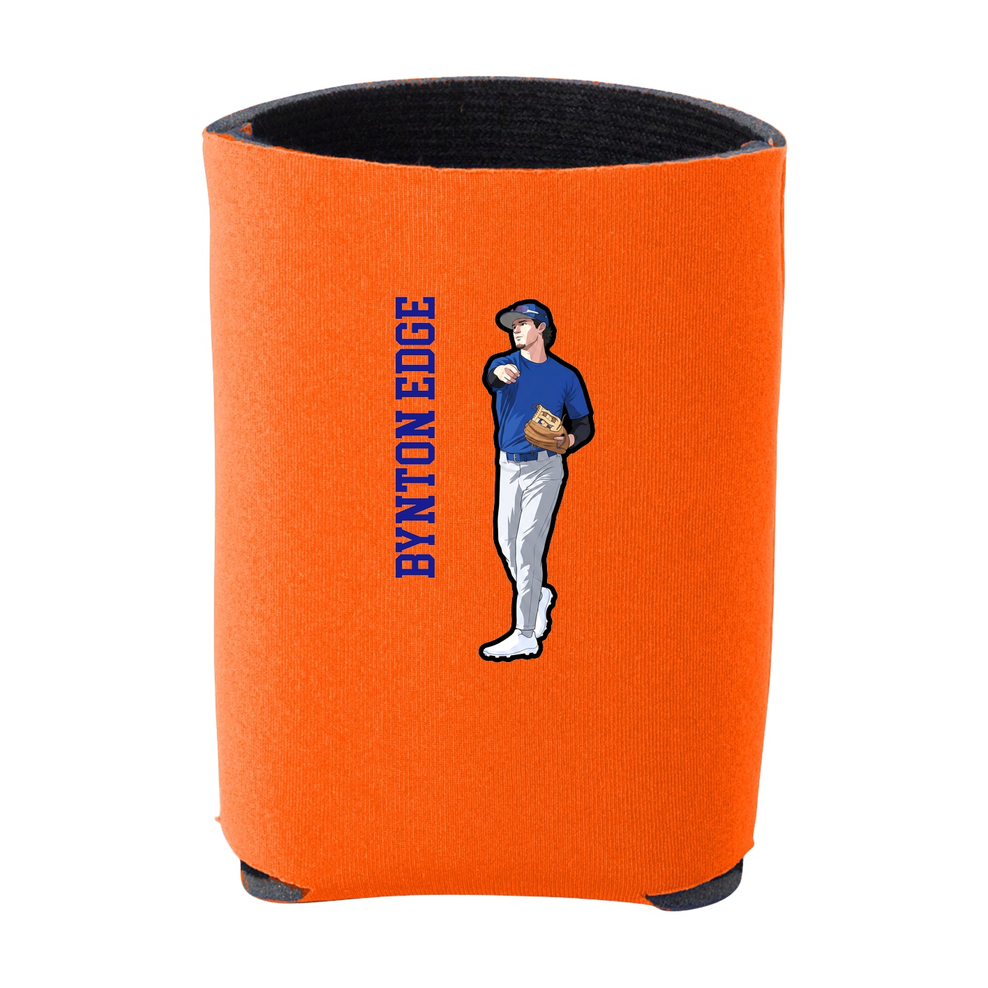 Can Holder — Name Vertical in Orange