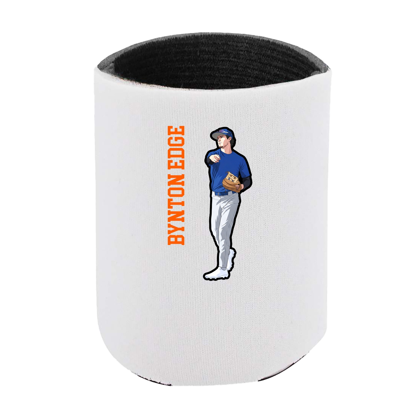 Can Holder — Name Vertical in White