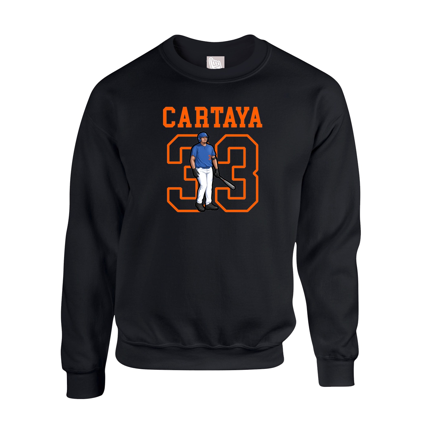 Fleece Crew — Shirsey in Black