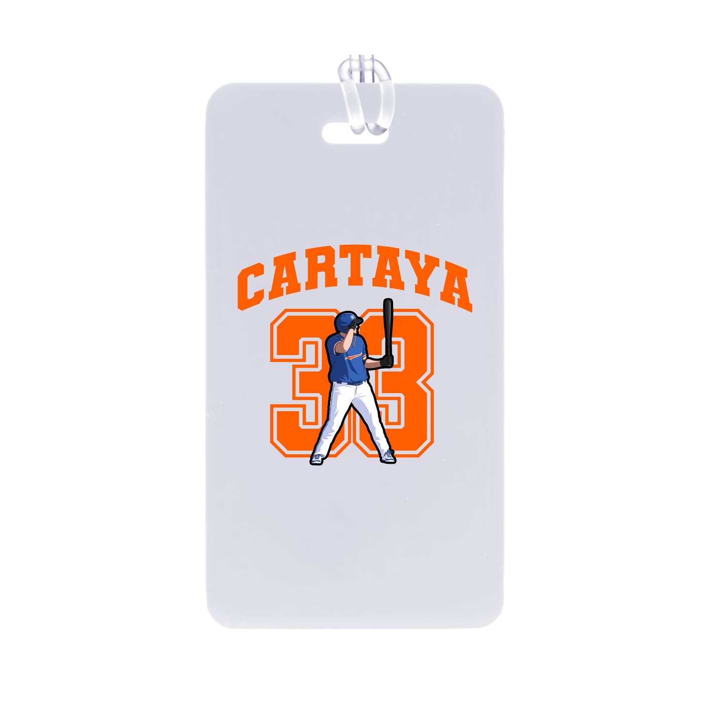 Bag Tag — Number in Classic