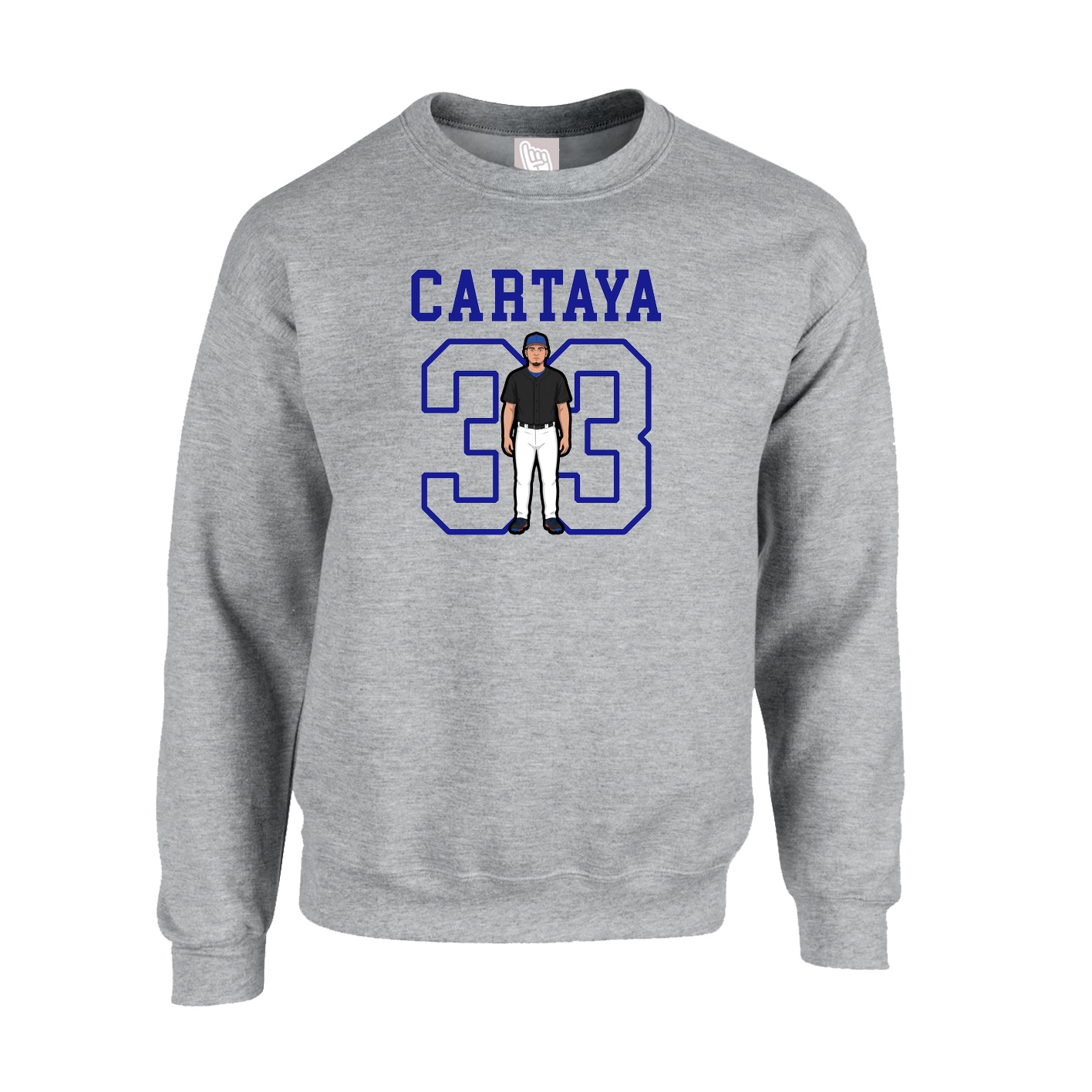 Fleece Crew — Shirsey in Grey