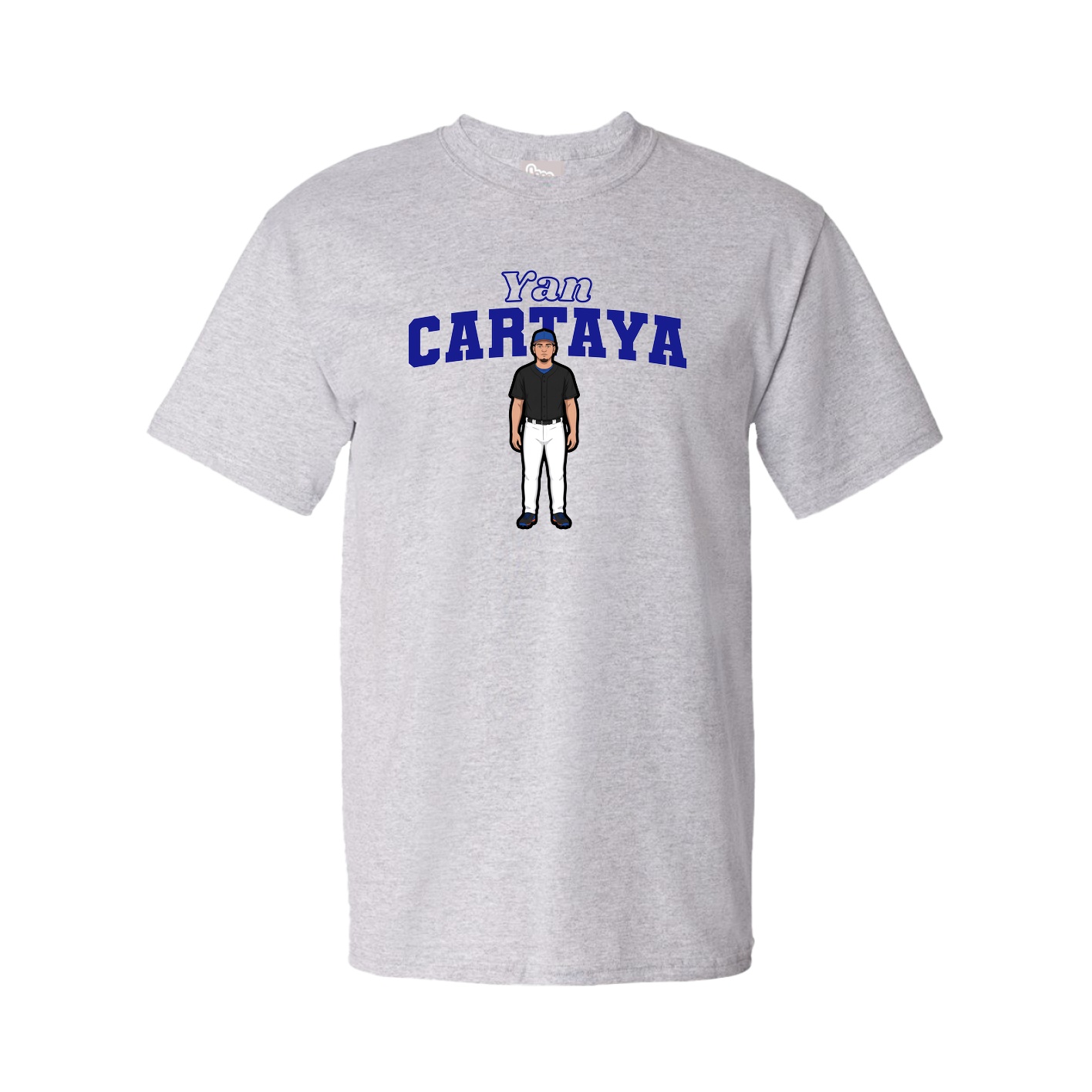 Youth Tee — Name Arch in Grey