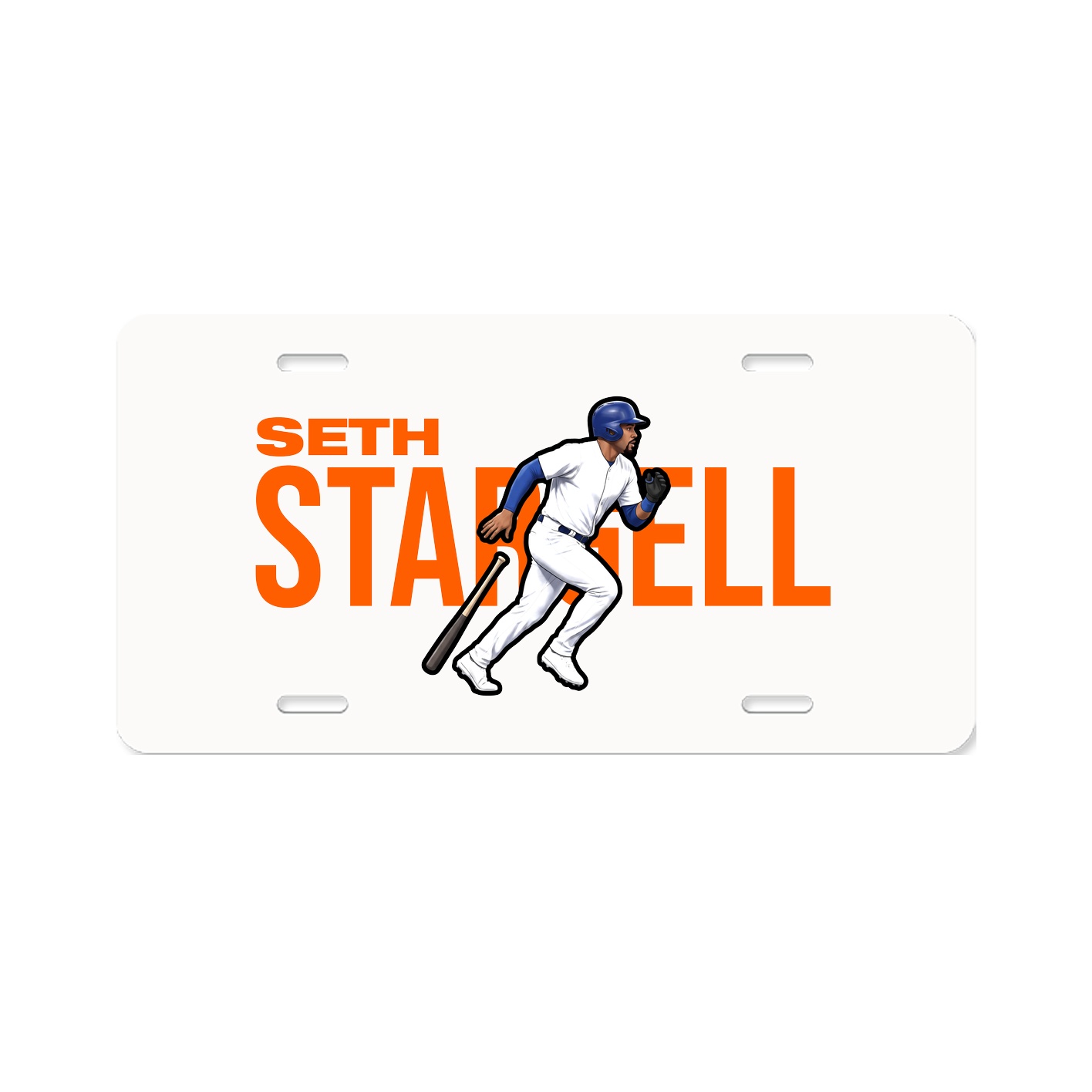 License Plate — Player Name in Classic
