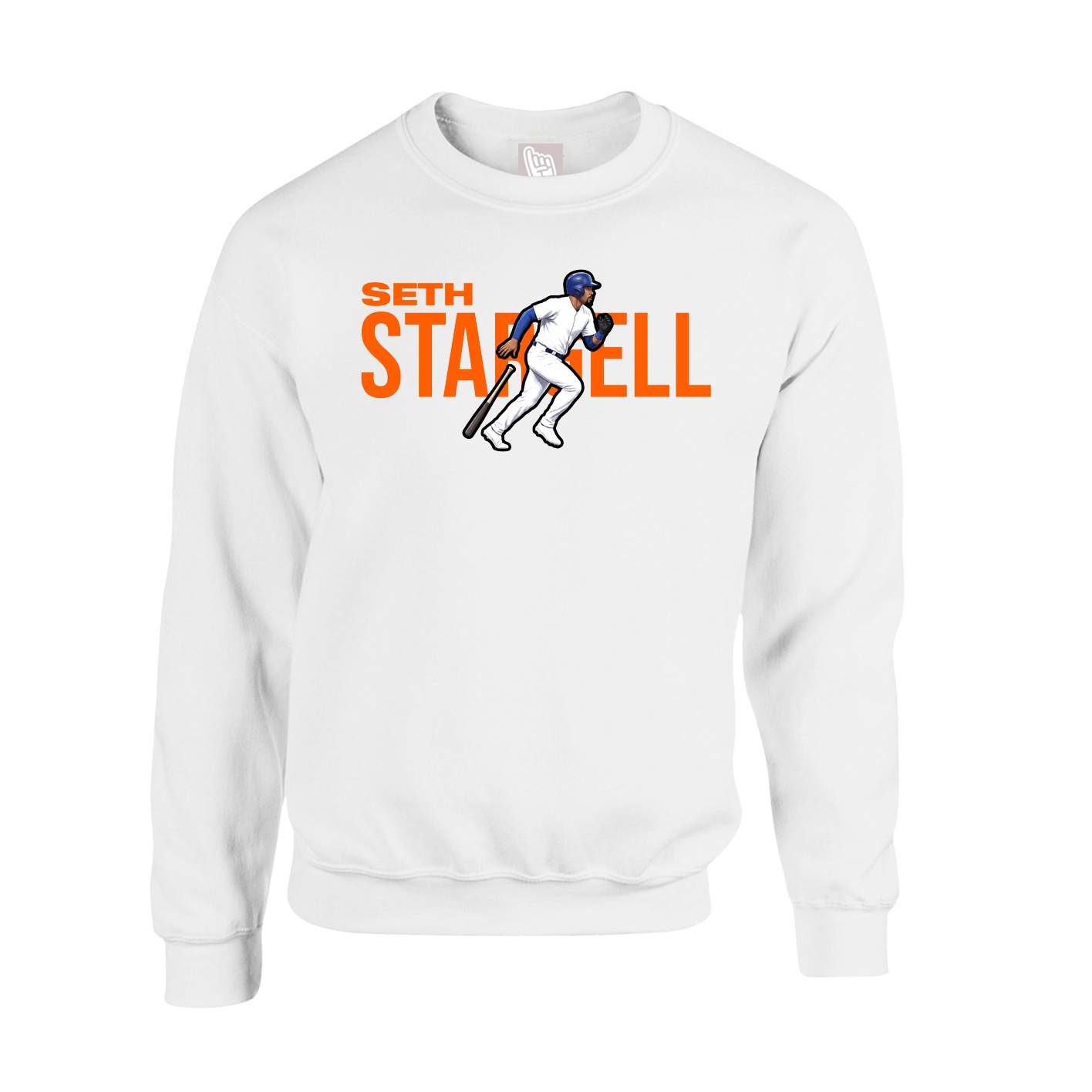 Fleece Crew — Player Name in White