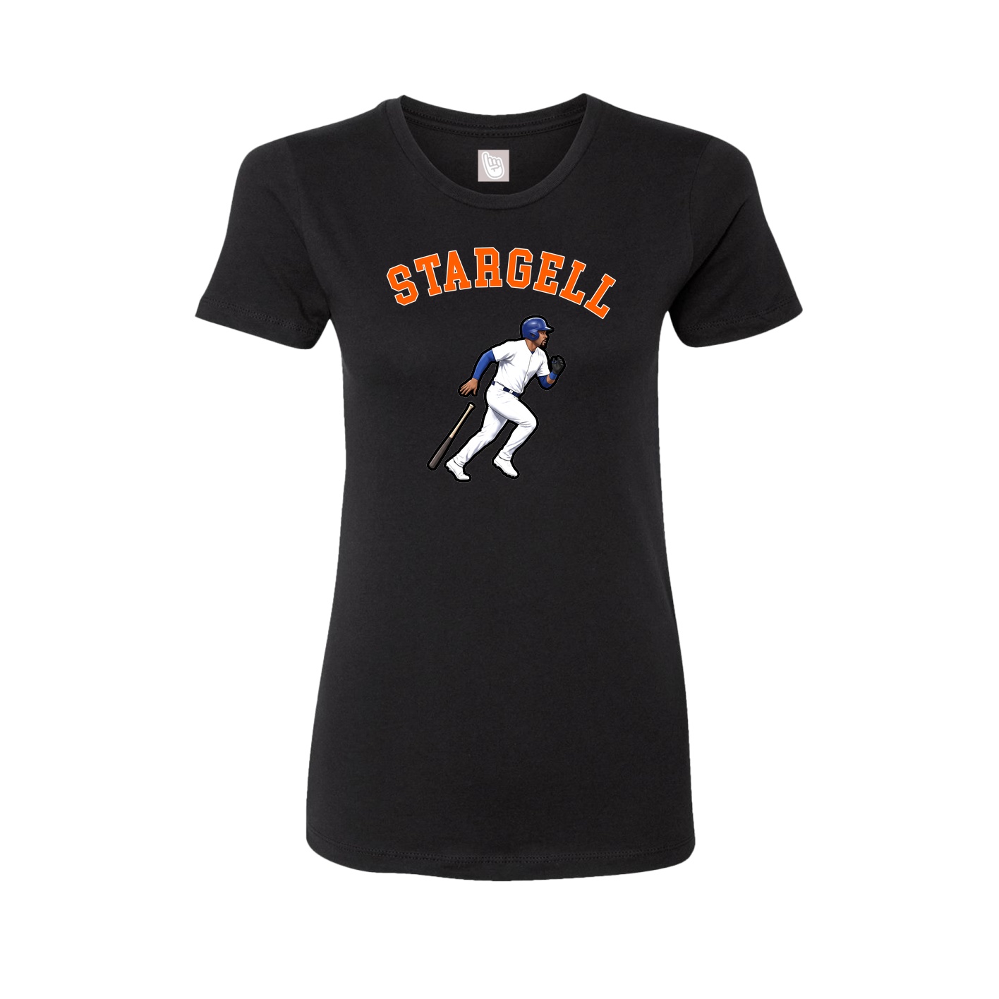 Fitted Women's Tee — Shirsey Arch in Black