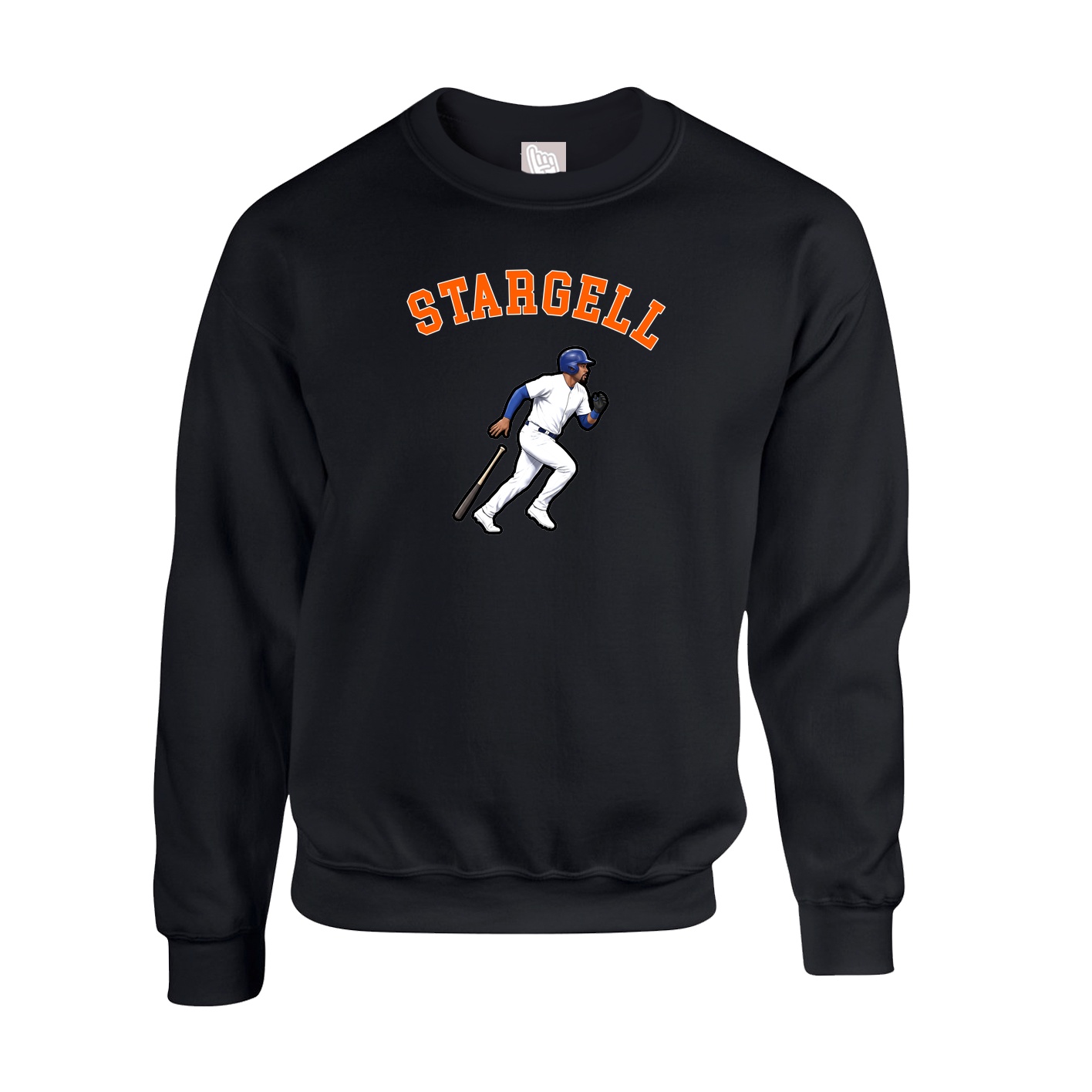Fleece Crew — Shirsey Arch in Black
