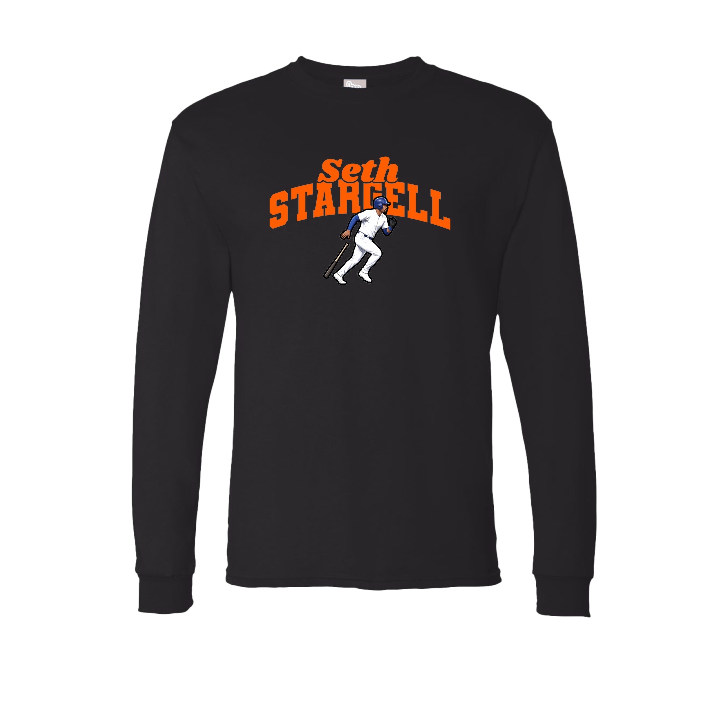 Long Sleeve Tee — Signature Arch in Black