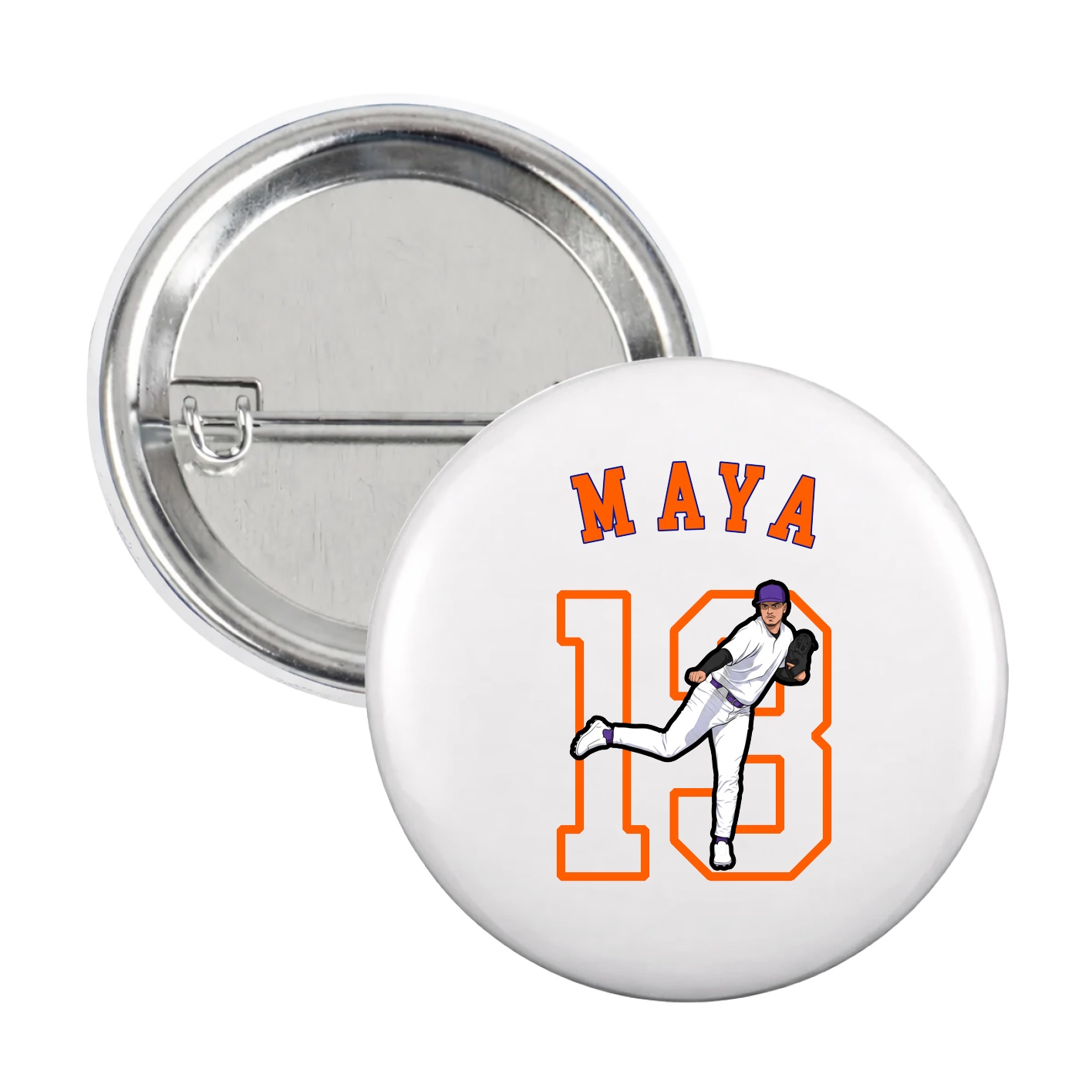 Game Day Button — Shirsey Arch in White